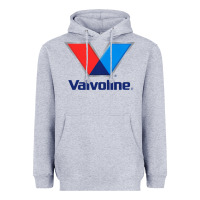 Heather Grey Valvoline Heavyweight Hoodie - linhVisuals