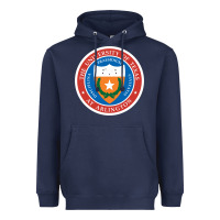 Navy university of texas at arlington seal Heavyweight Hoodie - linhVisuals