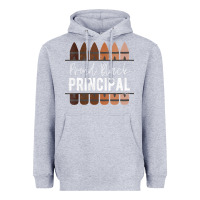 Heather Grey womens proud black principal, black history month school principal v n Heavyweight Hoodie - linhVisuals