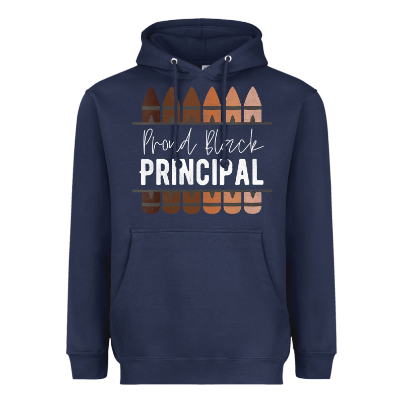Womens Proud Black Principal, Black History Month School Principal V N Heavyweight Hoodie by linhVisuals | Teevron