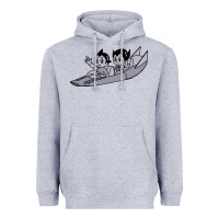 Heather Grey newastro boy and uran Heavyweight Hoodie - linhVisuals