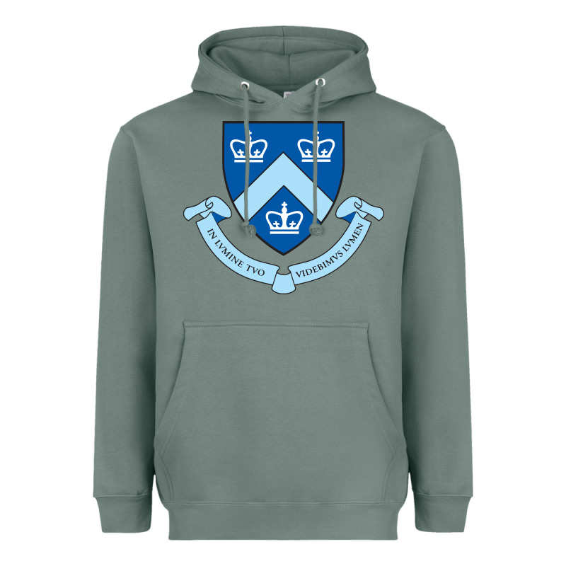 Columbia University Shield Heavyweight Hoodie by linhVisuals | Teevron