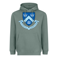 Sage columbia university shield Heavyweight Hoodie - linhVisuals
