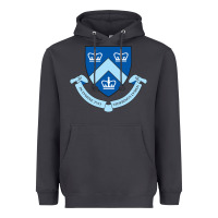 Smoke columbia university shield Heavyweight Hoodie - linhVisuals