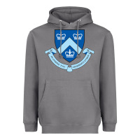 Storm columbia university shield Heavyweight Hoodie - linhVisuals
