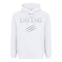 White funny drugs the line king design Heavyweight Hoodie - linhVisuals