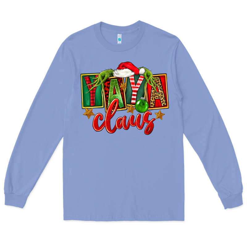 Christmas Yaya Claus Long Sleeve Tee by FaDigitalArtStudio | Teevron