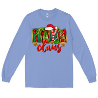 Colony Blue Christmas Yaya Claus Long Sleeve Tee - FaDigitalArtStudio