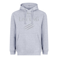 Heather Grey funny drugs the line king design Heavyweight Hoodie - linhVisuals