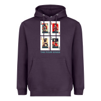 Plum the four kings of boxing Heavyweight Hoodie - linhVisuals