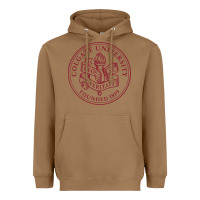 Toasted Coconut colgate university seal Heavyweight Hoodie - linhVisuals
