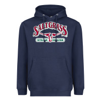 Navy Saltgrass Steakhouse Heavyweight Hoodie - linhVisuals