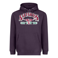 Plum Saltgrass Steakhouse Heavyweight Hoodie - linhVisuals