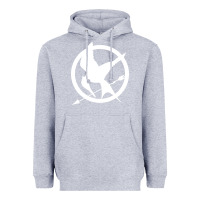 Heather Grey The Hunger Games Trilogy Heavyweight Hoodie - linhVisuals