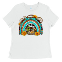Easter Rainbow Olivia Ladies Tee | Teevron