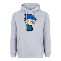 Heather Grey calvin Heavyweight Hoodie - linhVisuals