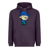 Plum calvin Heavyweight Hoodie - linhVisuals