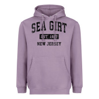 Lavender womens sea girt new jersey nj vintage sports design black design v nec Heavyweight Hoodie - linhVisuals