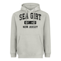 Moon Dust womens sea girt new jersey nj vintage sports design black design v nec Heavyweight Hoodie - linhVisuals