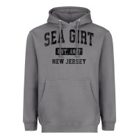 Storm womens sea girt new jersey nj vintage sports design black design v nec Heavyweight Hoodie - linhVisuals