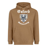Toasted Coconut vintage oxford university 80s 90s Heavyweight Hoodie - linhVisuals