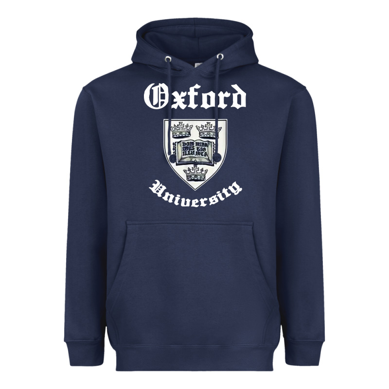 Vintage Oxford University 80s 90s Heavyweight Hoodie by linhVisuals | Teevron