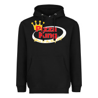 Black pizza king cowboy Heavyweight Hoodie - linhVisuals