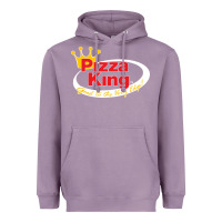 Lavender pizza king cowboy Heavyweight Hoodie - linhVisuals