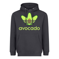 Smoke newavocado originals three stripes Heavyweight Hoodie - linhVisuals