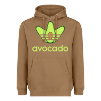 Toasted Coconut newavocado originals three stripes Heavyweight Hoodie - linhVisuals