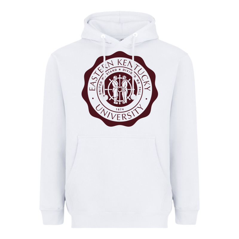 Eastern Kentucky University Seal Heavyweight Hoodie by linhVisuals | Teevron