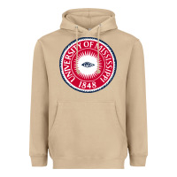 Mushroom university of mississippi seal Heavyweight Hoodie - linhVisuals