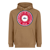 Toasted Coconut university of mississippi seal Heavyweight Hoodie - linhVisuals