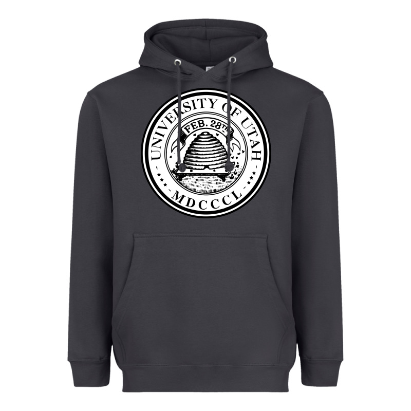 University Of Utah Seal Heavyweight Hoodie by linhVisuals | Teevron