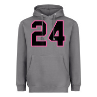 Storm number 24 sports jersey athlete fan pink black lucky number t shirt Heavyweight Hoodie - linhVisuals