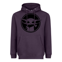 Plum newbaby yoda 01 Heavyweight Hoodie - linhVisuals