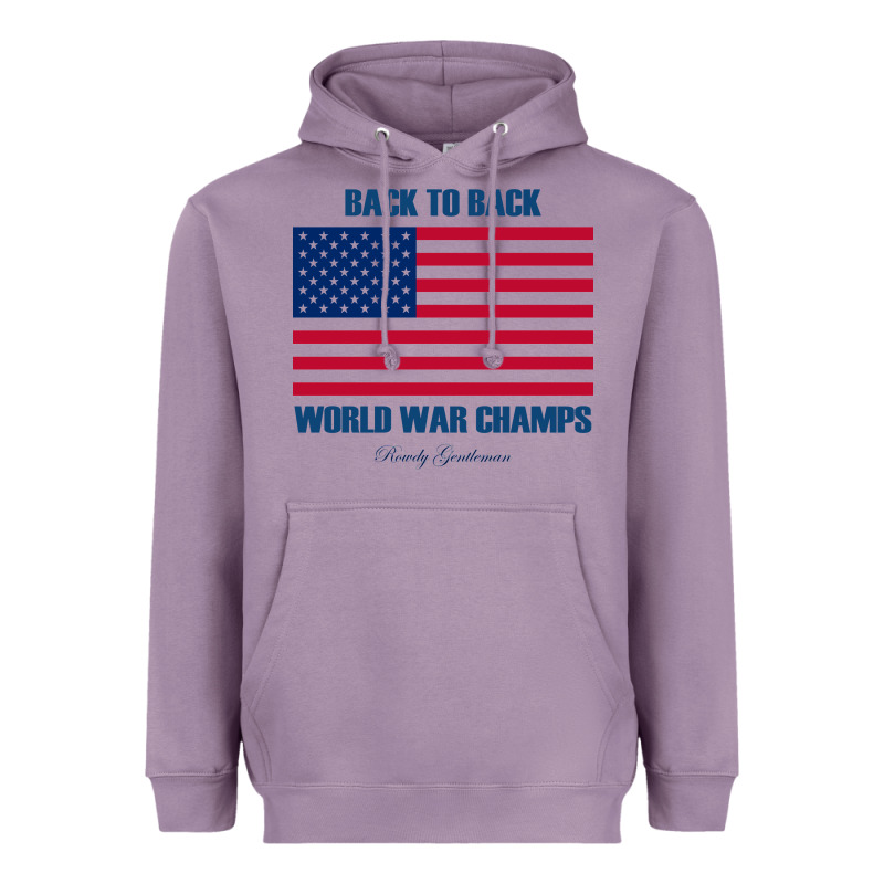 Newback To Back World War Champs Back Heavyweight Hoodie by linhVisuals | Teevron