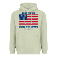 Matcha newback to back world war champs back Heavyweight Hoodie - linhVisuals