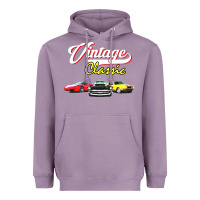 Lavender vintage classic oldies cars Heavyweight Hoodie - linhVisuals