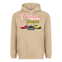 Mushroom vintage classic oldies cars Heavyweight Hoodie - linhVisuals