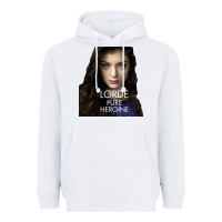 White Lorde Heavyweight Hoodie - linhVisuals