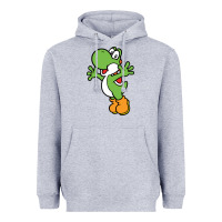 Heather Grey yoshi Heavyweight Hoodie - linhVisuals