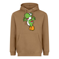 Toasted Coconut yoshi Heavyweight Hoodie - linhVisuals