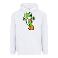 White yoshi Heavyweight Hoodie - linhVisuals