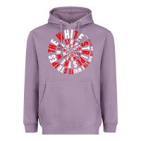 Lavender White Stripes Heavyweight Hoodie - linhVisuals