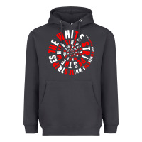 Smoke White Stripes Heavyweight Hoodie - linhVisuals
