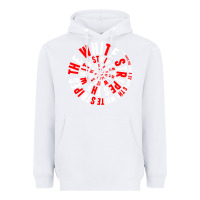 White White Stripes Heavyweight Hoodie - linhVisuals