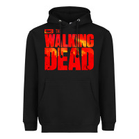 Black the walking dead blood Heavyweight Hoodie - linhVisuals