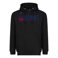 Black uswnt champion Heavyweight Hoodie - linhVisuals
