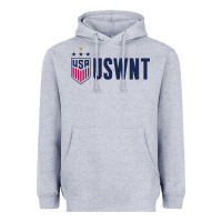 Heather Grey uswnt champion Heavyweight Hoodie - linhVisuals